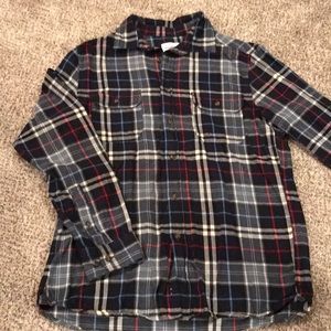 Button down flannel shirt